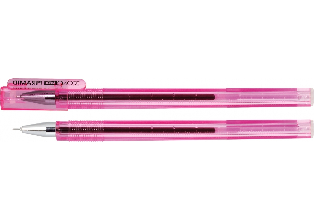 Ручка гелева ECONOMIX Piramid 0,5 червона (E11913-03)